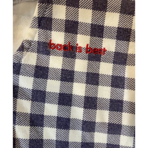 Halo Sleep Sack Size Medium Wearable Blanket Blue Gingham 6-12m 18-24lbs - Picture 6 of 6